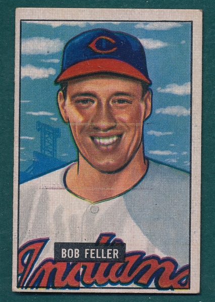 1951 Bowman #30 Bob Feller