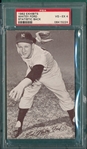 1962 Exhibits Stats Back, Whitey Ford, PSA 4