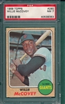 1968 Topps #290 Willie McCovey PSA 7