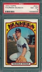 1972 Topps #441 Thurman Munson PSA 8