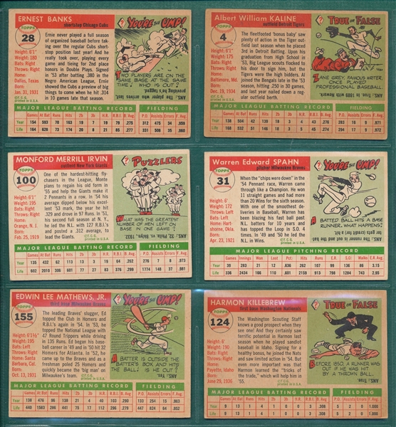 1955 Topps Baseball Complete Set (206)