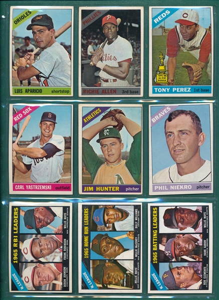 1966 Topps Baseball Complete Set (598) 