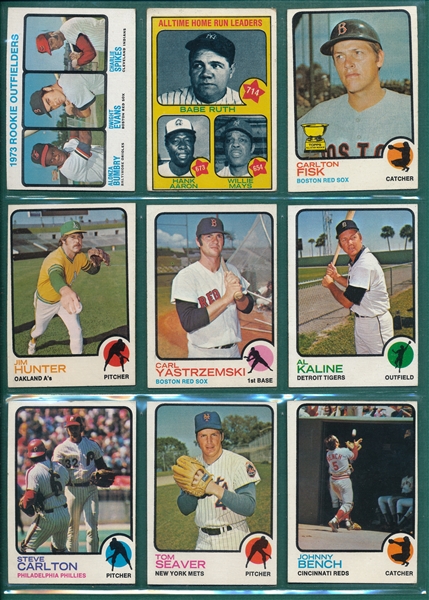 1973 Topps Baseball Complete Set (660) W/ Schmidt, Rookie