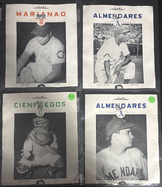 1949-50 Alerta Premiums Lot of (9) W/ Formental