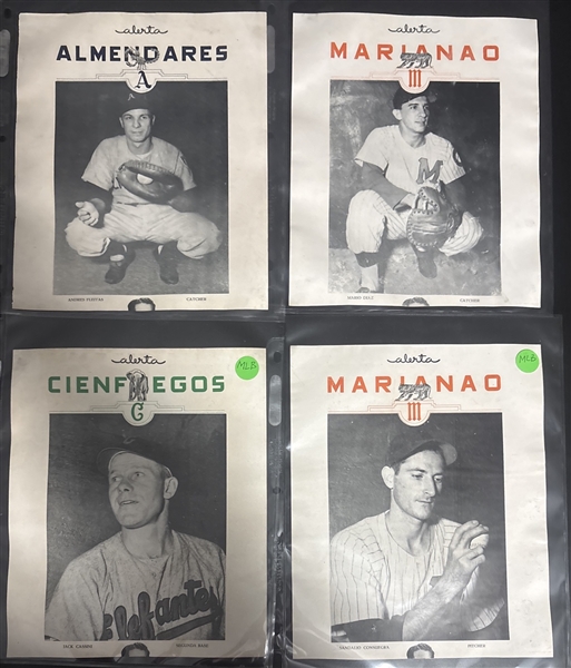1949-50 Alerta Premiums Lot of (9) W/ Formental