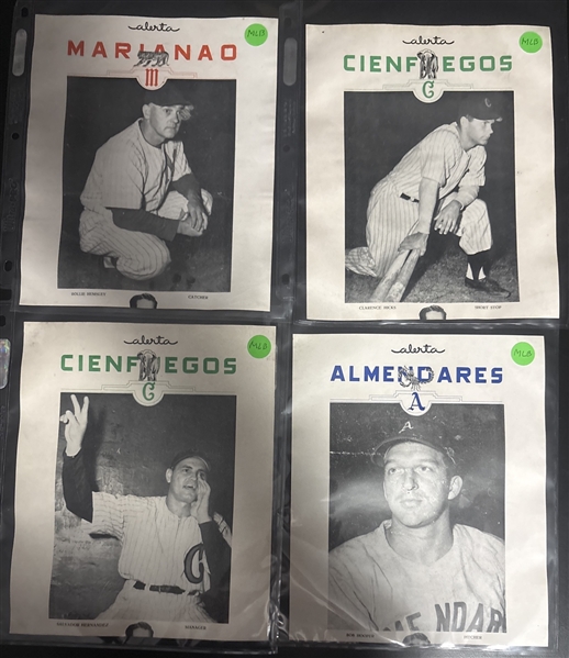 1949-50 Alerta Premiums Lot of (9) W/ Manning
