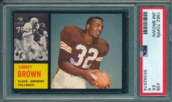 1962 Topps #28 Jim Brown PSA 5