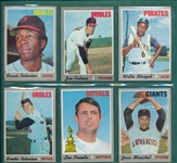 1970 Topps Lot of (11) W/ Frank Robinson