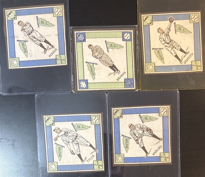 1914 B18 Blankets Lot of (5) W/ Bauman
