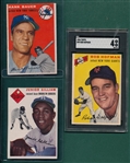 1954 Topps Lot of (27) W/ Bauer
