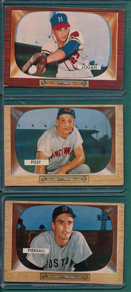 1955 Bowman Lot of (31) W/ Piersall
