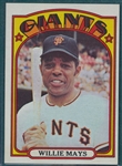 1972 Topps #49 Willie Mays